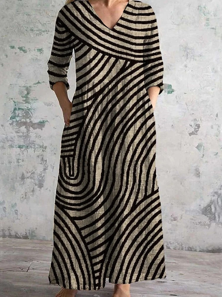 Rosaline™ – Robe Classique Fleurie Vintage 2