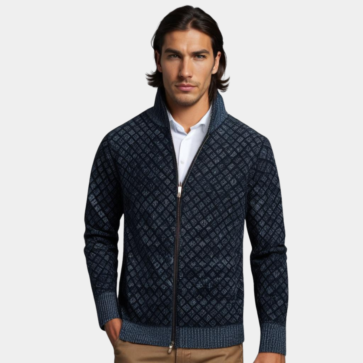 Thibault – Pull zippé élégant