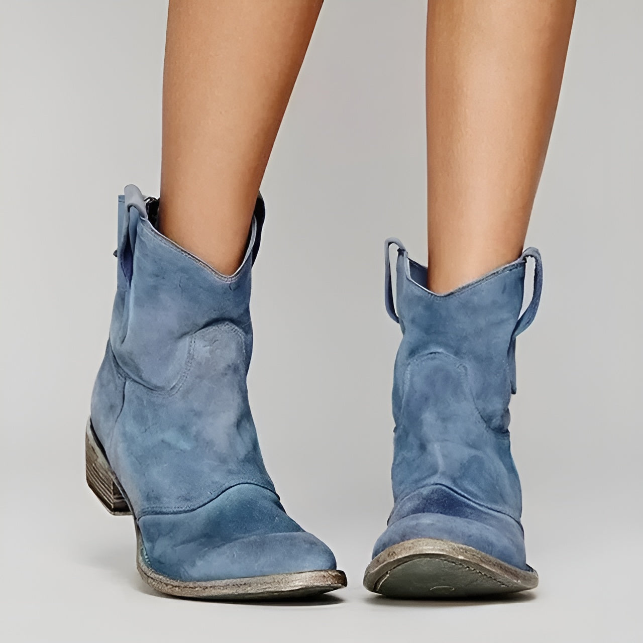 Sylvie™ – Bottines Vintage Cowboy