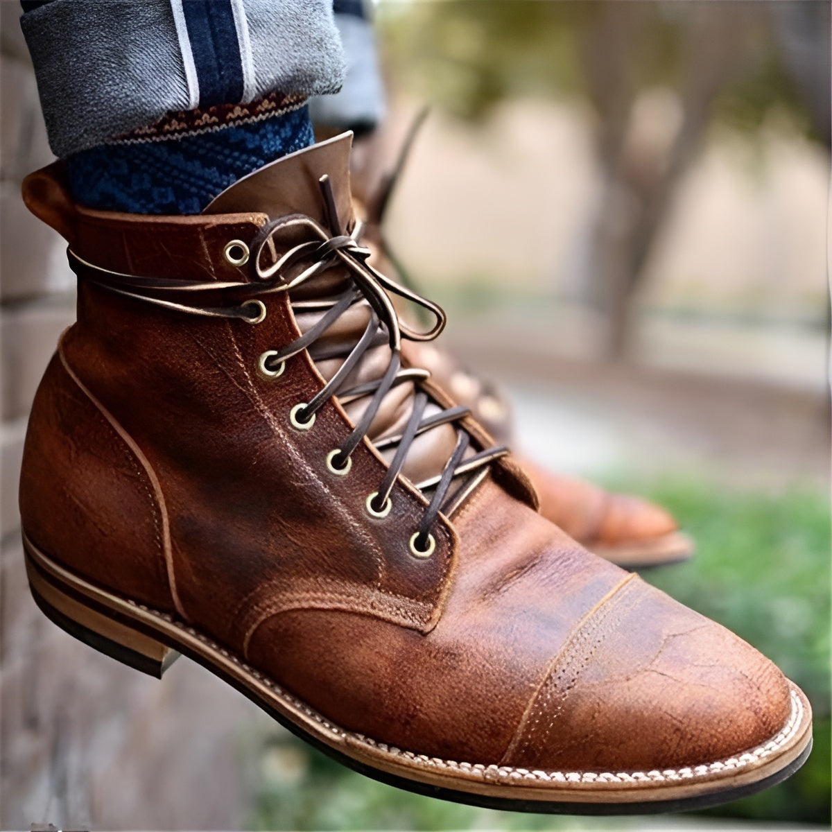 Henri™ – Bottines en Cuir Synthétique