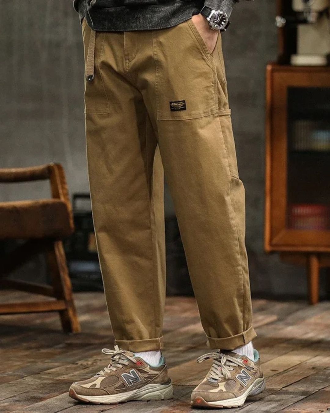 Elivo-Paris | Pantalon cargo classique