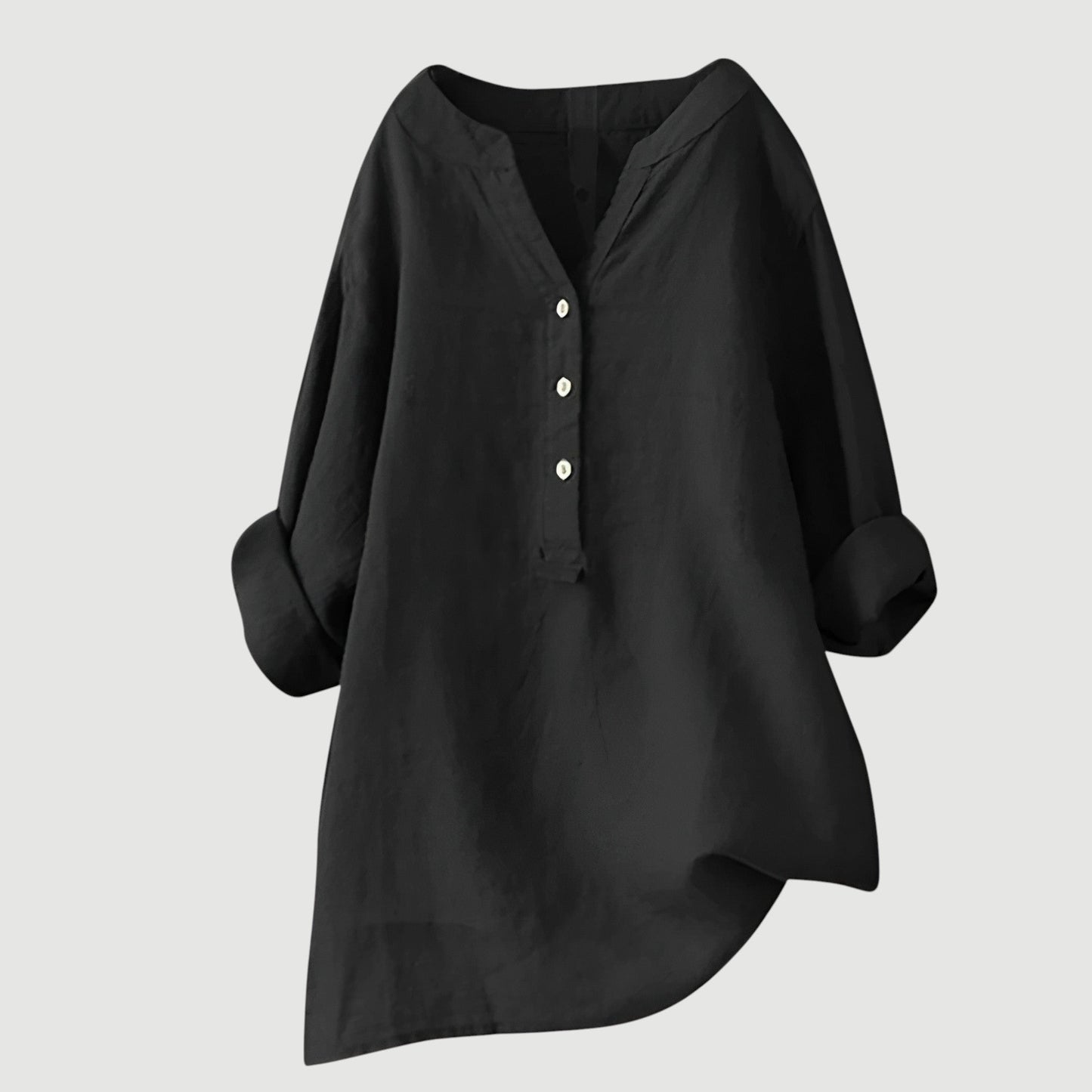 Colette™ - Élégante blouse légère en lin à boutons