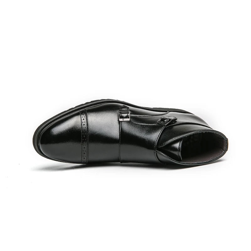 Henri™ - Double Monk en Similicuir 7