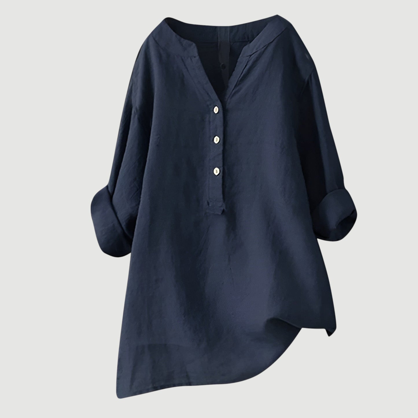 Colette™ - Élégante blouse légère en lin à boutons