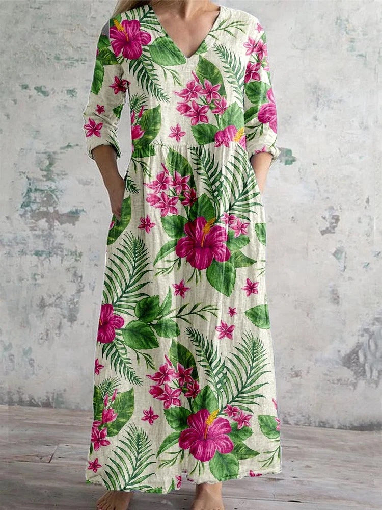 Rosaline™ – Robe Classique Fleurie Vintage 6