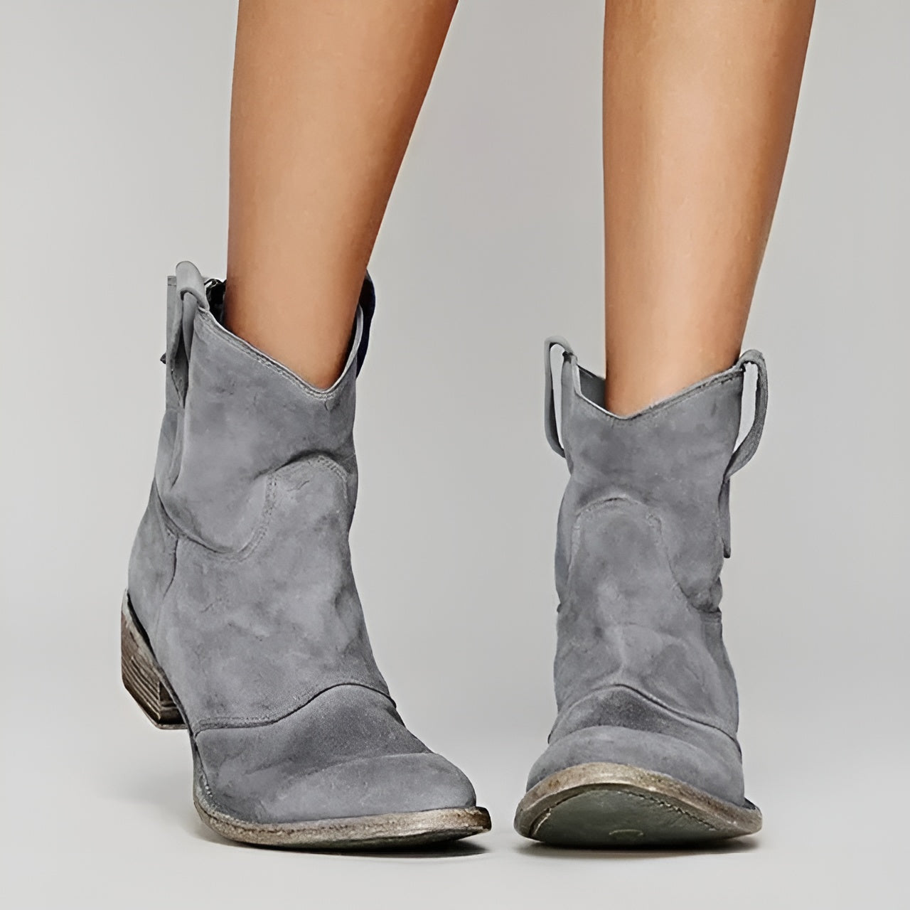 Sylvie™ – Bottines Vintage Cowboy