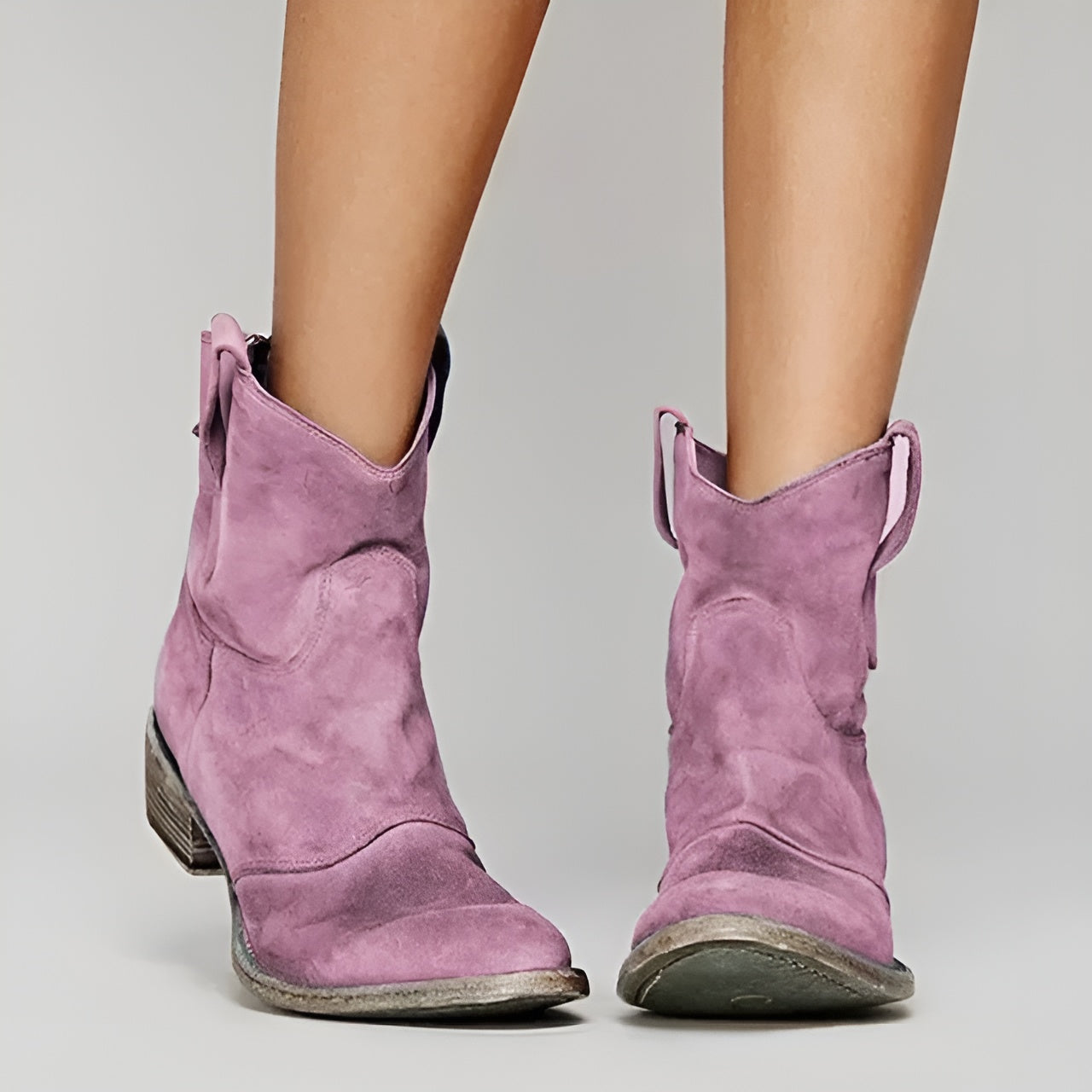 Sylvie™ – Bottines Vintage Cowboy