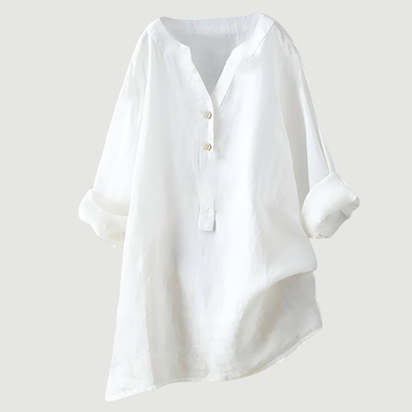 Colette™ - Élégante blouse légère en lin à boutons
