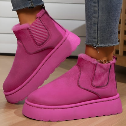Juliette – Bottes décontractées en peluche