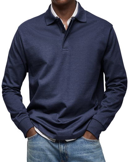 Elivo-Paris | Polo de luxe à manches longues