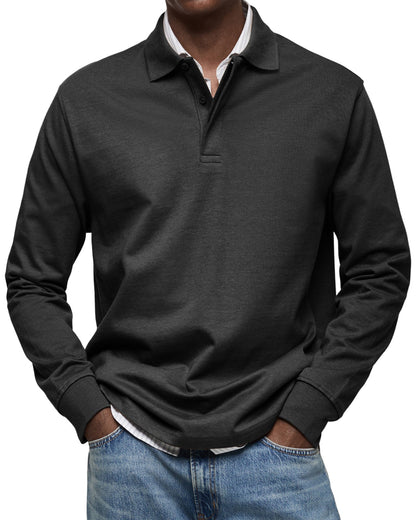Elivo-Paris | Polo de luxe à manches longues