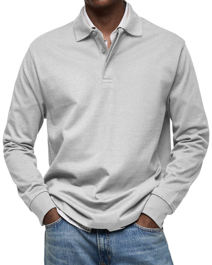 Elivo-Paris | Polo de luxe à manches longues