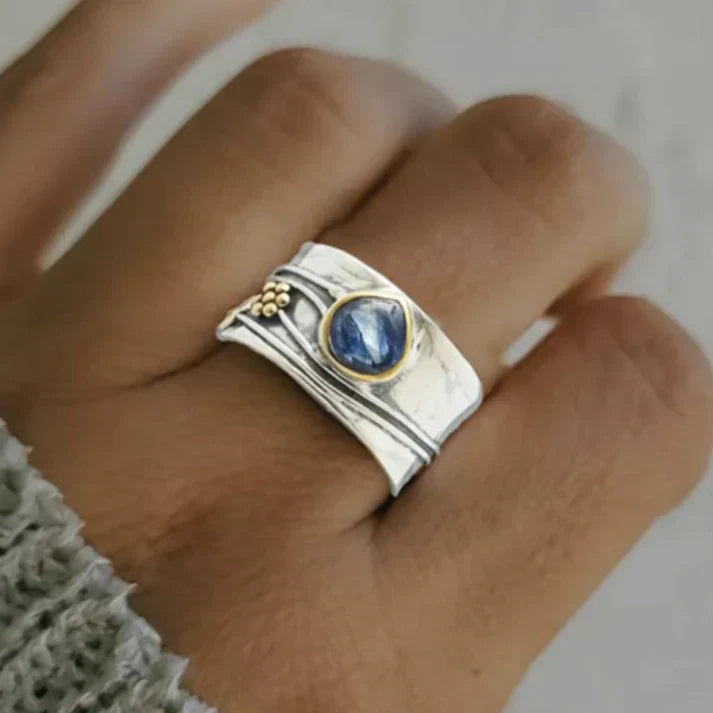 Maria™ | Bague bohème avec pierres de méditation