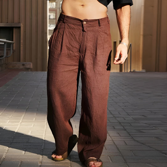 Julien™ – Pantalon Large en Lin