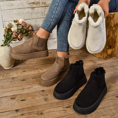 Juliette – Bottes décontractées en peluche