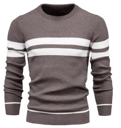 MIRAVO | Pull élégant pour homme à motif chevron