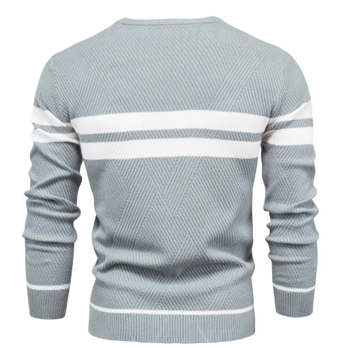 MIRAVO | Pull élégant pour homme à motif chevron