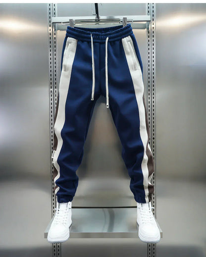 Olivier™ - Pantalon ajusté à rayures opposées