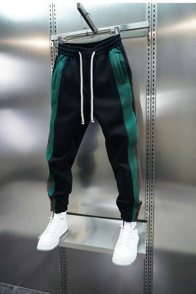 Olivier™ - Pantalon ajusté à rayures opposées