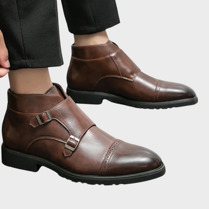Henri™ - Double Monk en Similicuir 7
