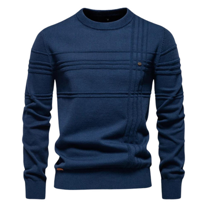 MIRAVO | Pull élégant pour homme à motif à carreaux