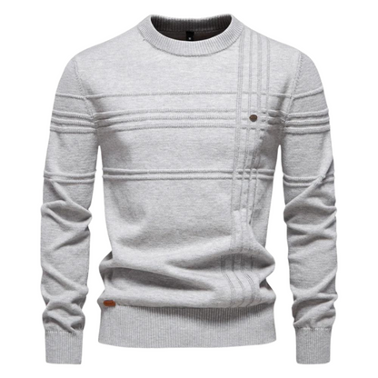 MIRAVO | Pull élégant pour homme à motif à carreaux