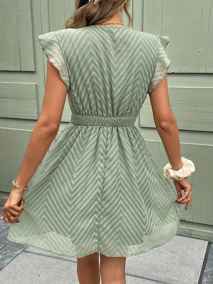 Océane™ | Robe d’Été Sans Manches à Col en V