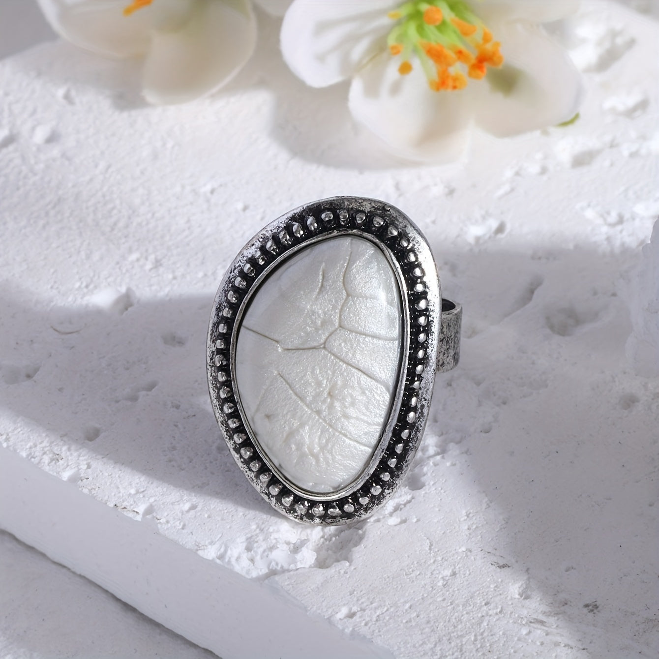 Blanc / Ajustable