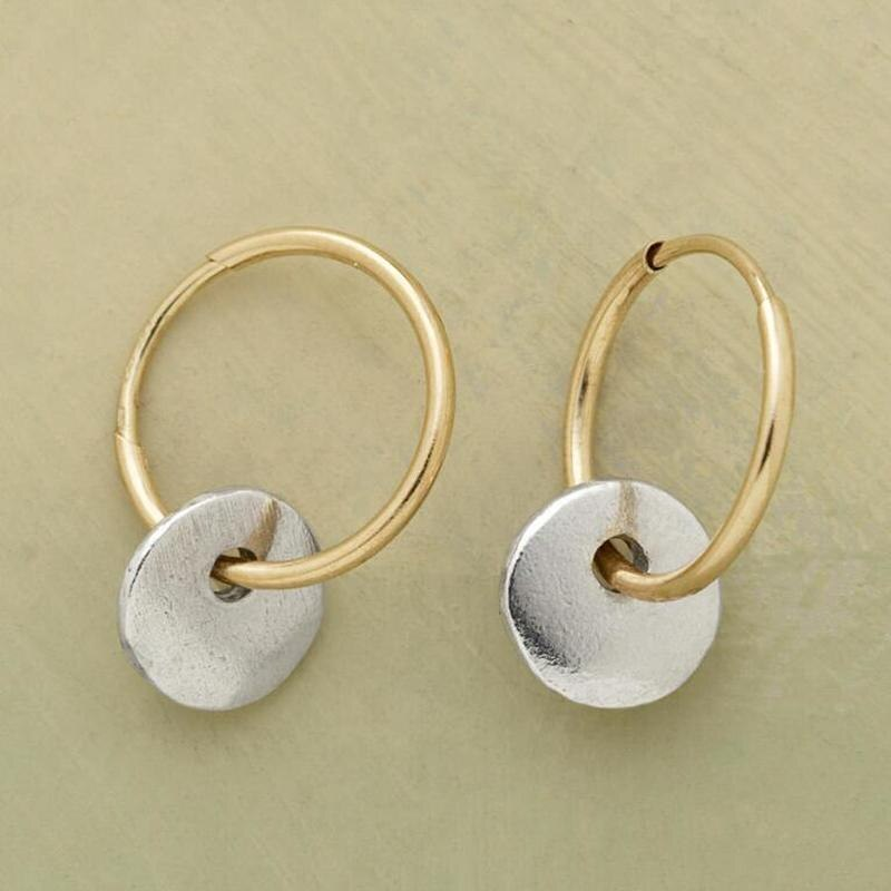 Maria™ | Boucles d’oreilles argentées