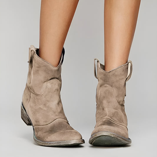 Sylvie™ – Bottines Vintage Cowboy